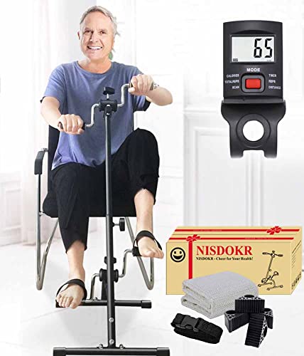 Adjustable Pedal Exerciser Bike for Total Body with Monitor P793460