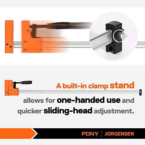 48-Inch Parallel Jaw Bar Clamp Set, 2-Pack V87875