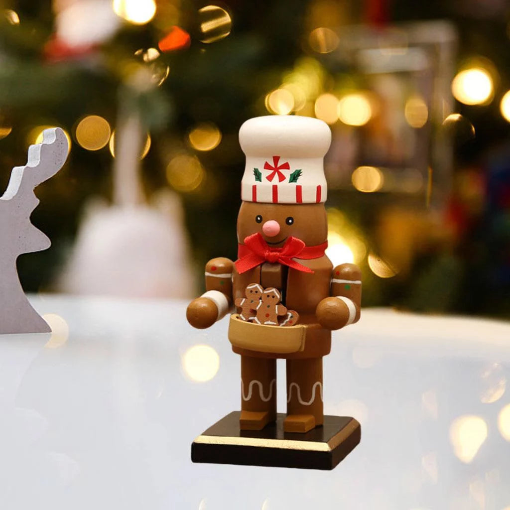 16cm Nutcracker Puppet Gingerbread Man Decor J41624