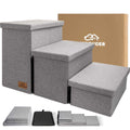 Foldable Pet Stairs with Storage T8929