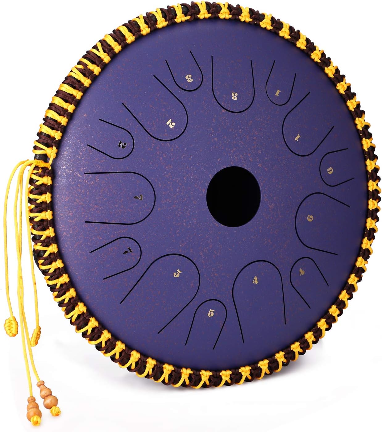 14 inch 14-Tone Carbon Steel Tongue Drum C-Key Hand Pan Drums R8453