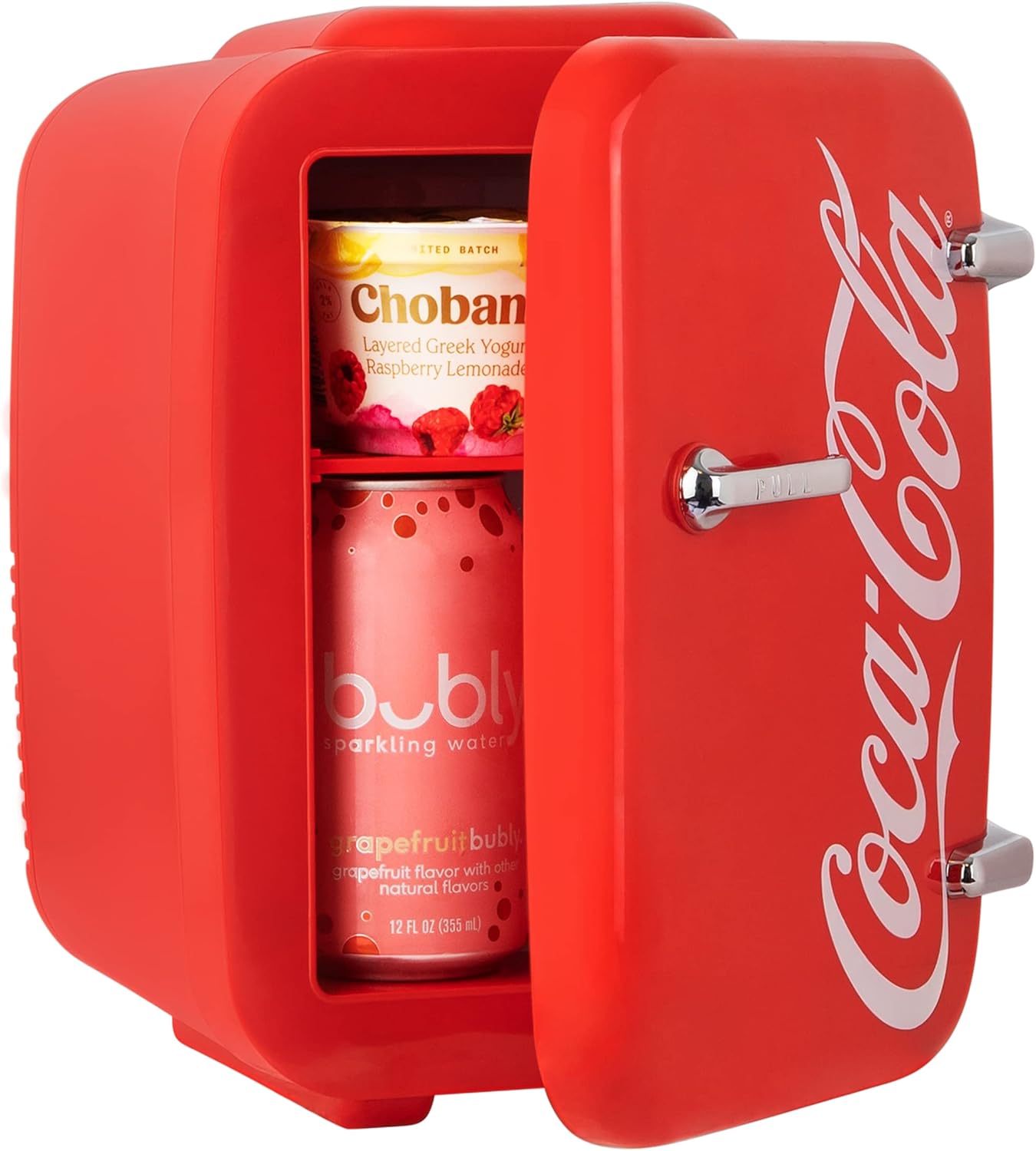 Retro Mini Fridge 4L 6 Can Portable Cooler Warmer Red G10093