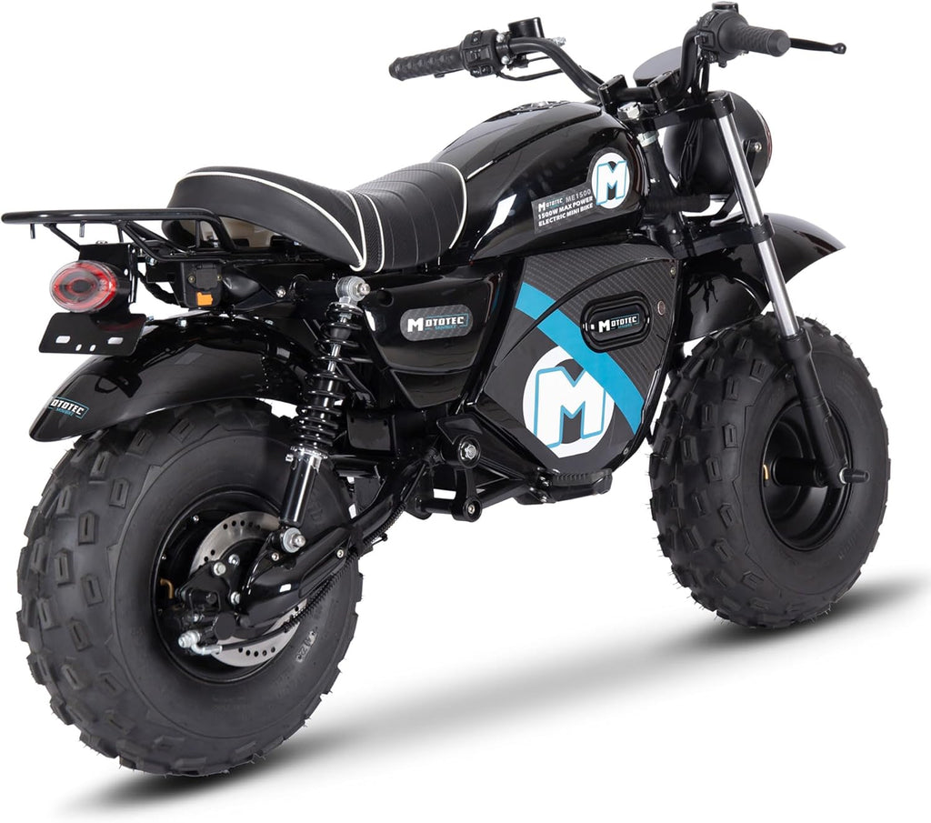 60v 1500w Electric Mini Bike Lithium Black H43220