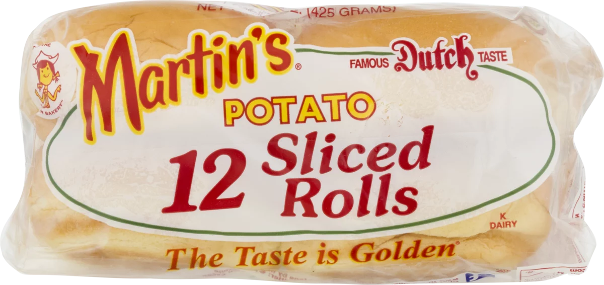 Sliced Potato Rolls 12 pk 15 oz A4813