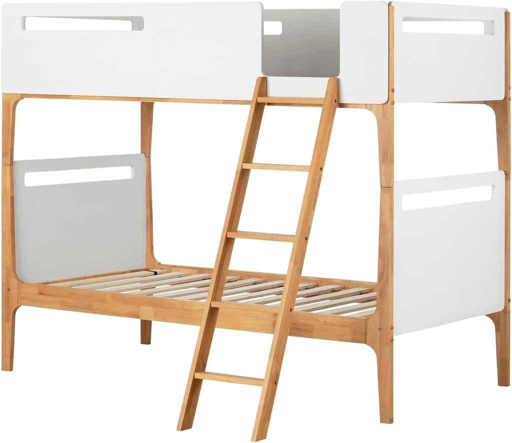 Pure White Twin Size Wood Murphy Bed J574213