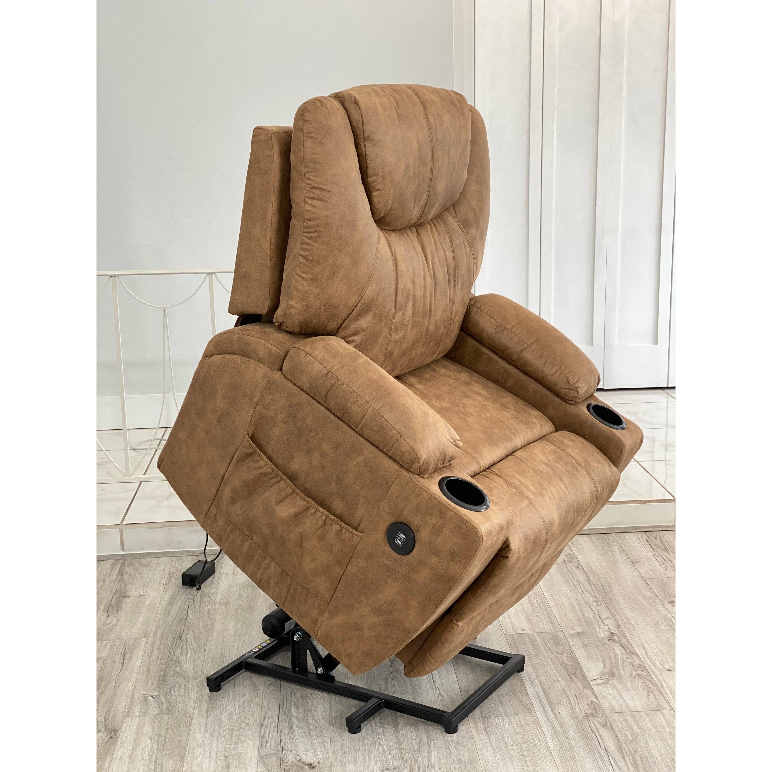 Gray Brown Power Lift Chair N54786