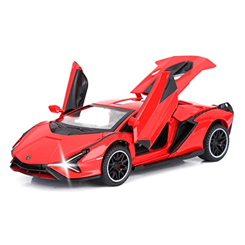 Blue Metal Model Car with Light and Sound Pull Back Toy Car T141682