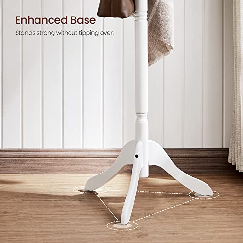 Solid Wood Coat Rack with 10 Hooks K87159