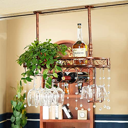 Black Iron Wall Mounted Wine Rack R41643