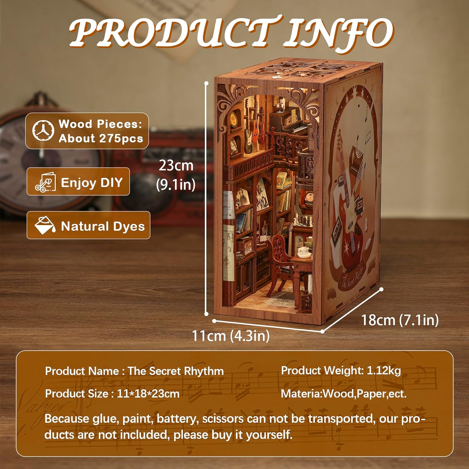 Book Nook Kit with LED Light Y330564