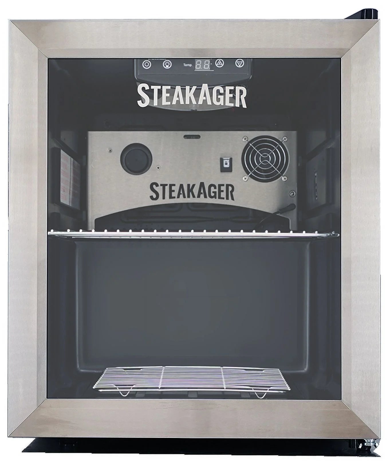 Black and Stainless Steel Home Beef Dry Aging Refrigerator with 20Lbs Capacity H20550