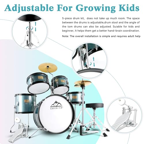 5-Piece 16 Inches Junior Drum Set W8250