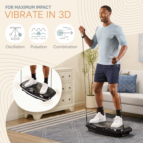 Vibration Plate Exercise Machine with Magnetic Acupoints B25251