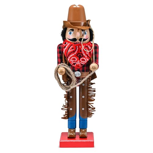 Brown and Red Wooden Nutcracker V85941