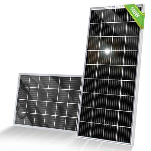 100 Watt 12 Volt Monocrystalline Rigid Solar Panel Y917