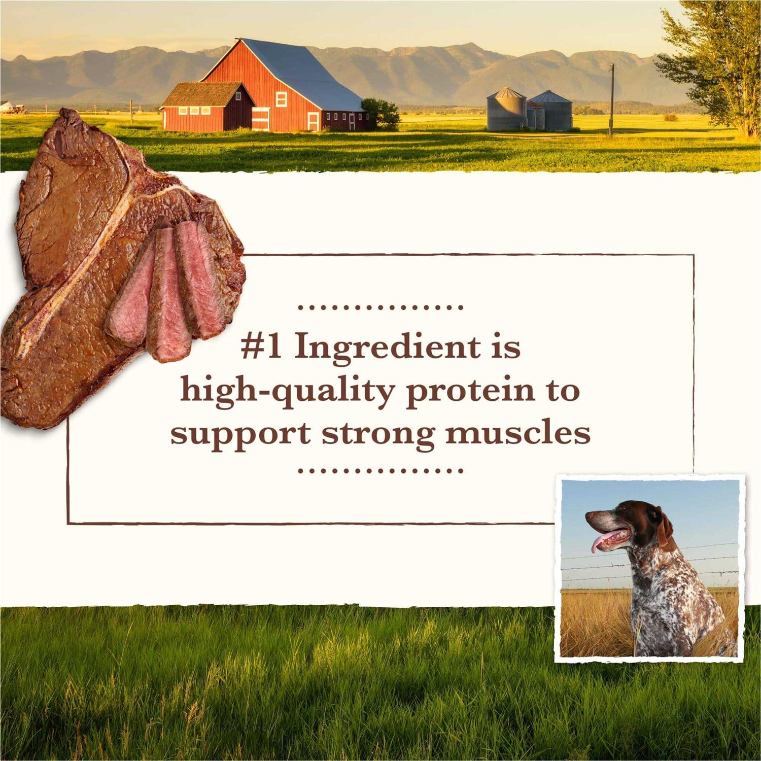 Grain Free Pork Beef & Lamb Recipe Dry Dog Food U94338