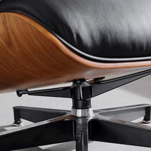 Single Leather Sofa Chair with Footrest D3644