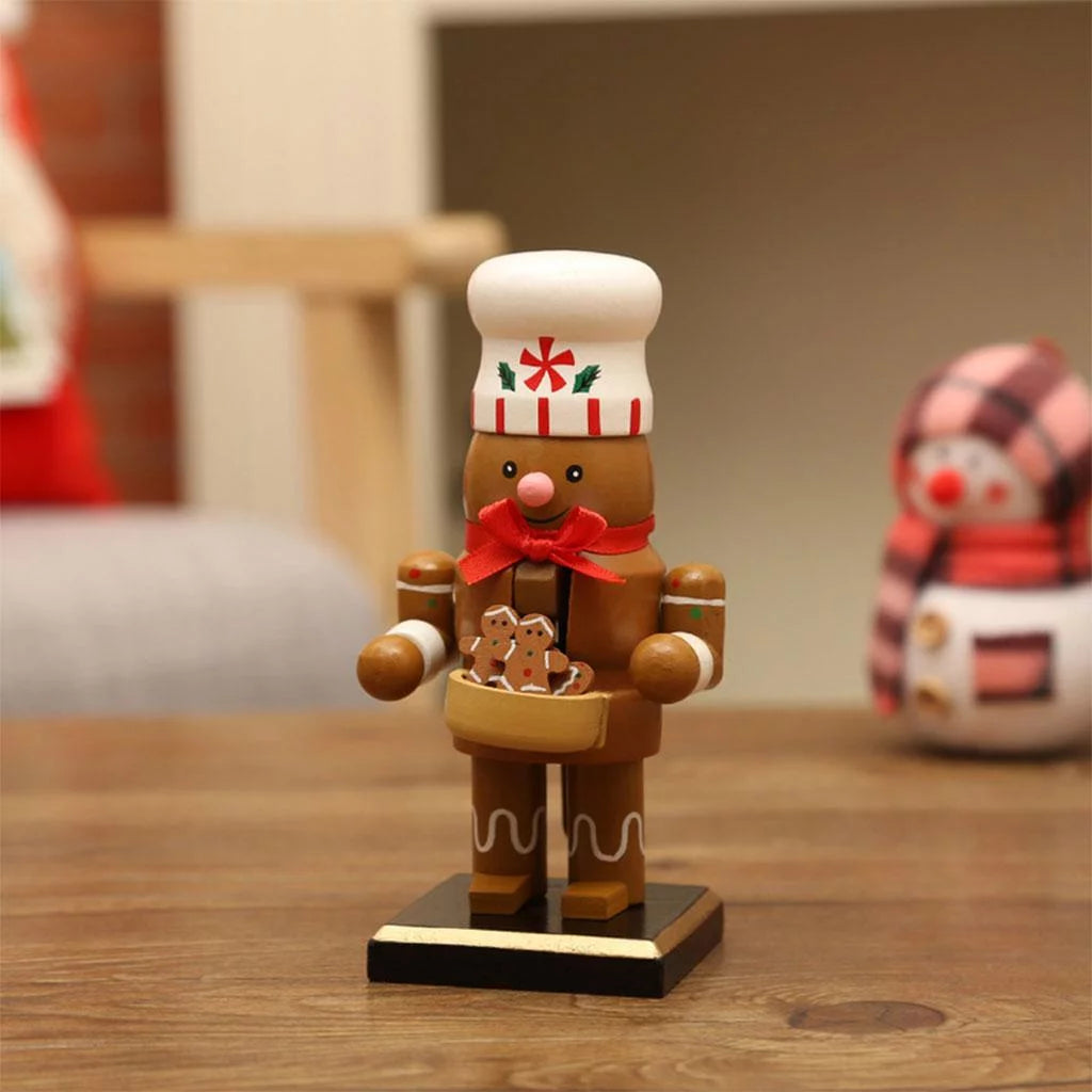 16cm Nutcracker Puppet Gingerbread Man Decor J41624