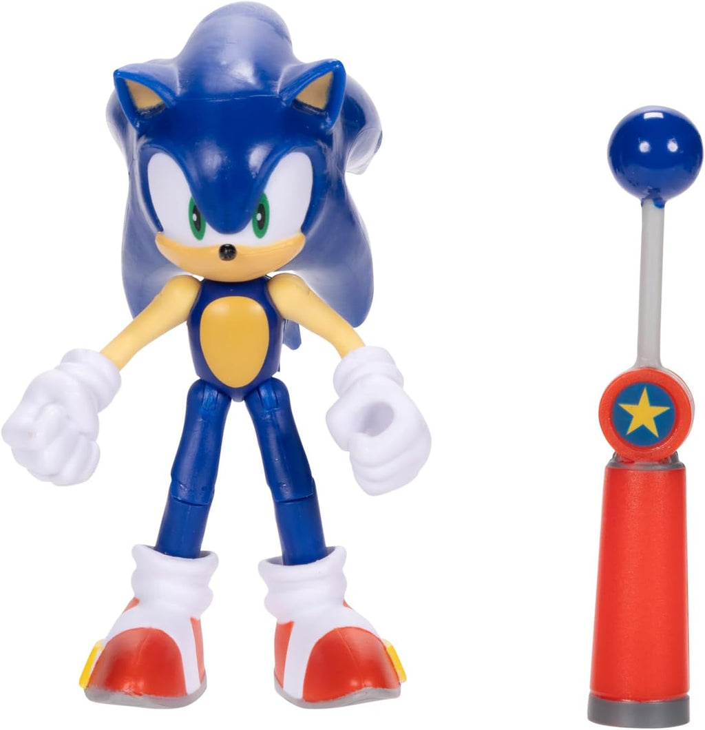 4-inch Sonic Action Figure with Blue Checkpoint Accessory M980