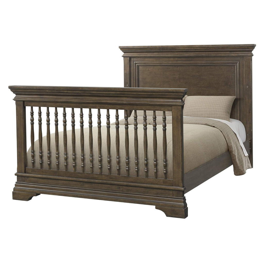 Brushed Rosewood Convertible Crib D684698