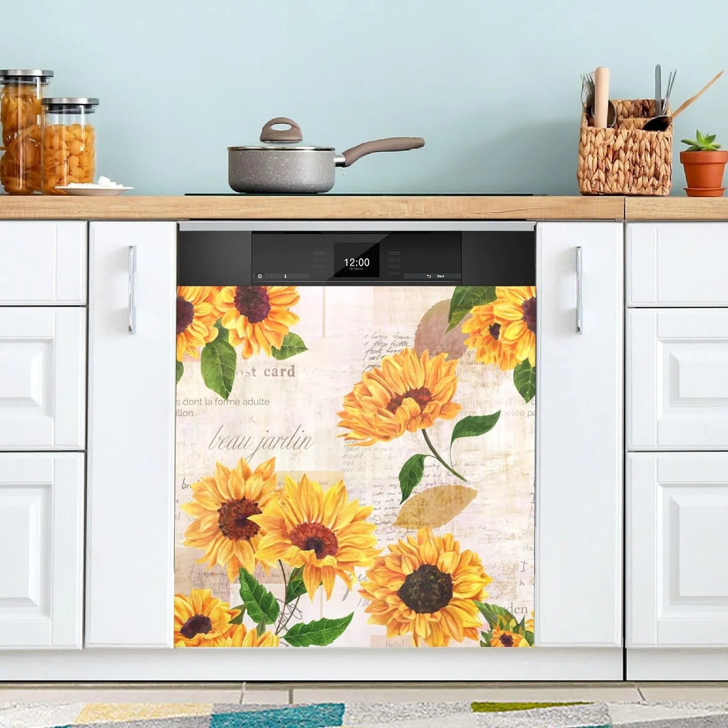 Sunflower Dishwasher Magnet Cover 23"Wx26"H I658548