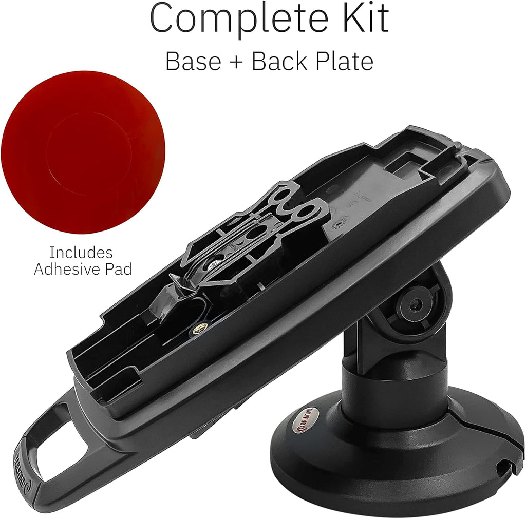 Black Compact Pole Mount Terminal Stand S337109