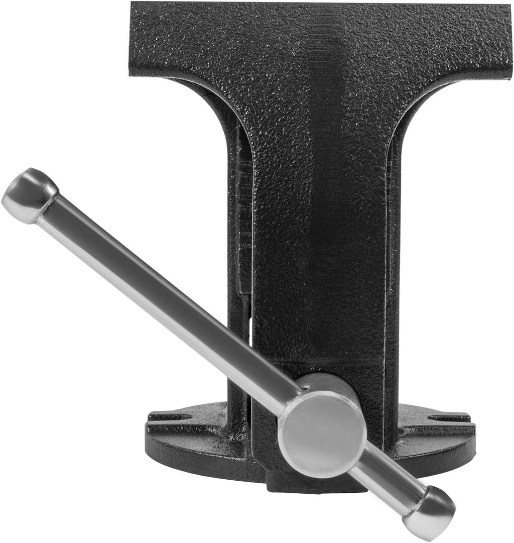 2-in-1 Tow Hitch Truck Vise 6" Bench Vise Grey S4655