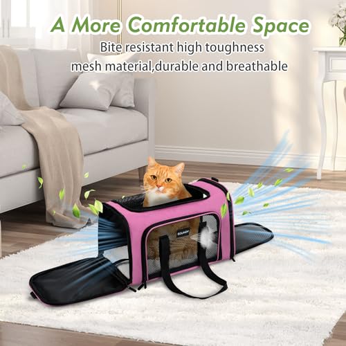 Large Grey Soft Sided Pet Carrier T842
