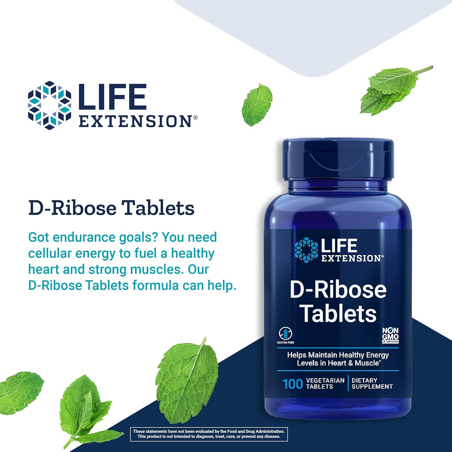 D-Ribose Tablets - 100 Tablets V966