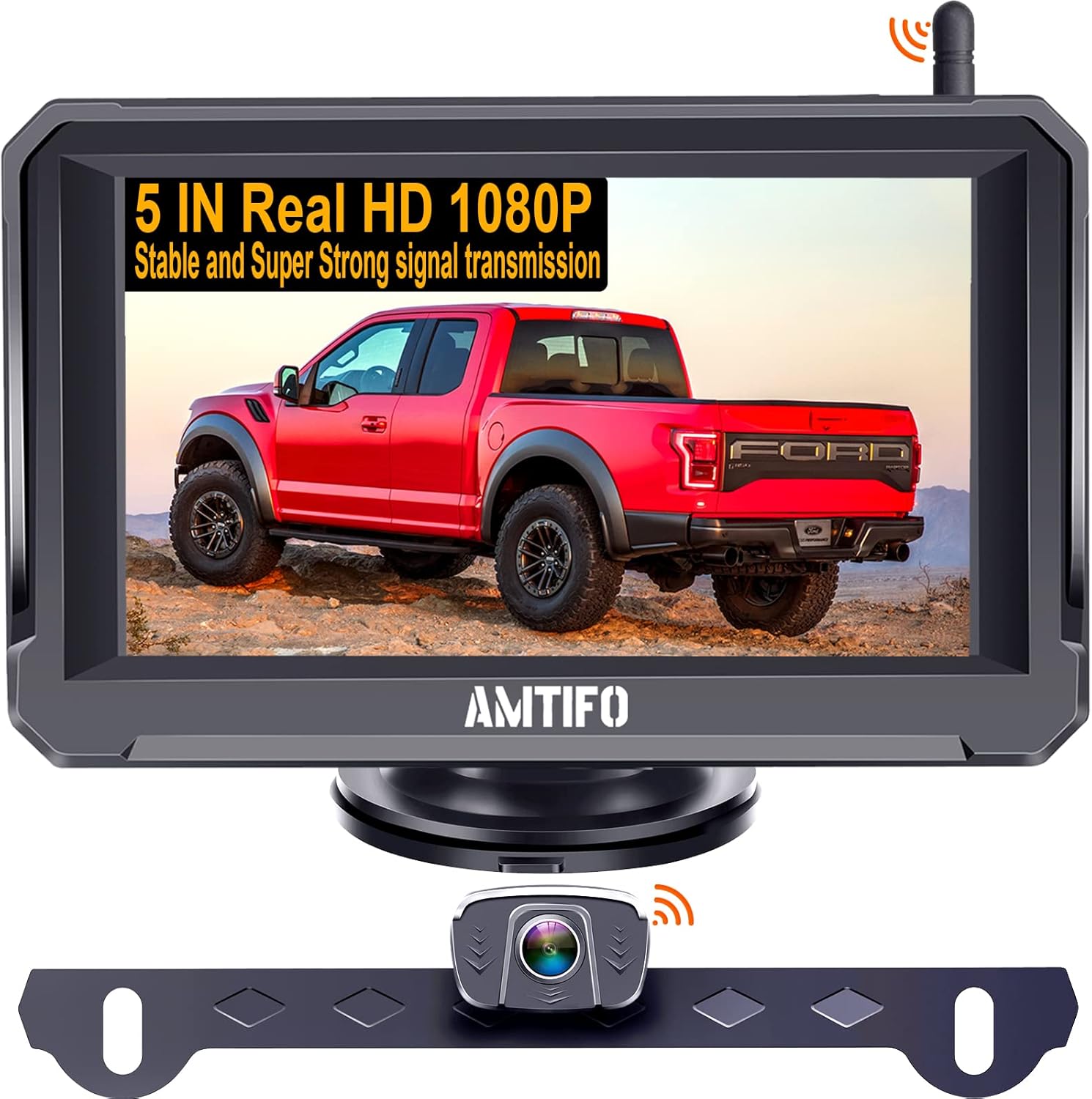 Wireless Backup Camera 5 Inch Monitor Rear View System N6204