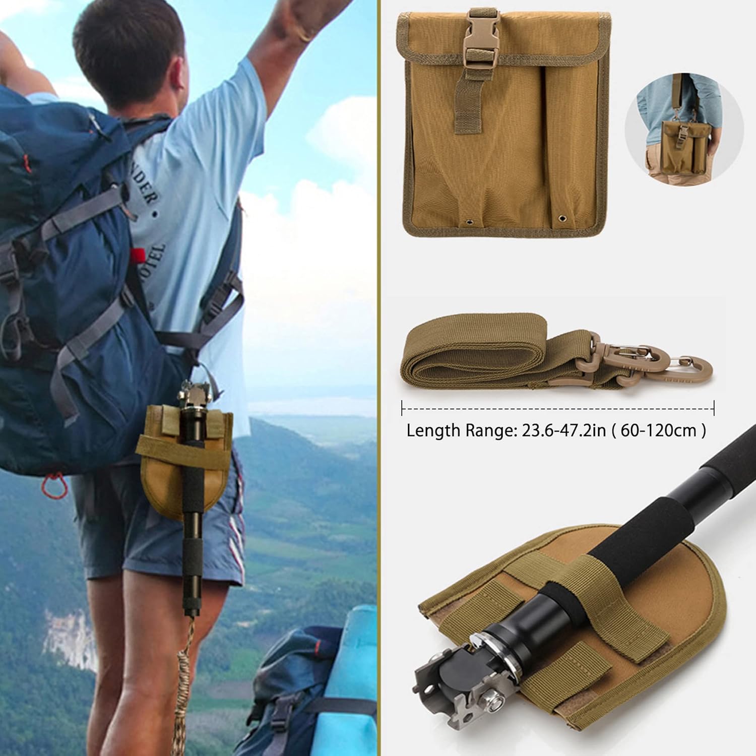 Military Folding Shovel Multitool V2734