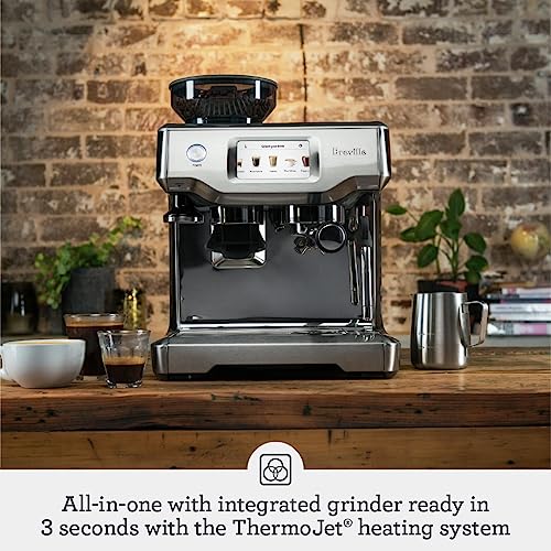 Brushed Stainless Steel Espresso Machine O760