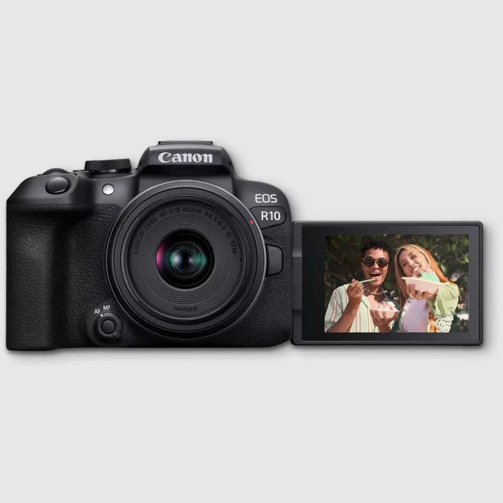 Mirrorless Vlogging Camera, 24.2 MP, 4K Video, RF-S18-45mm F4.5-6.3 is STM Lens U656