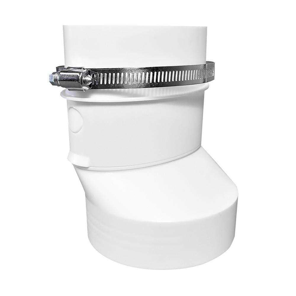 4 In. Round To Oval Dryer Duct Adapter O505