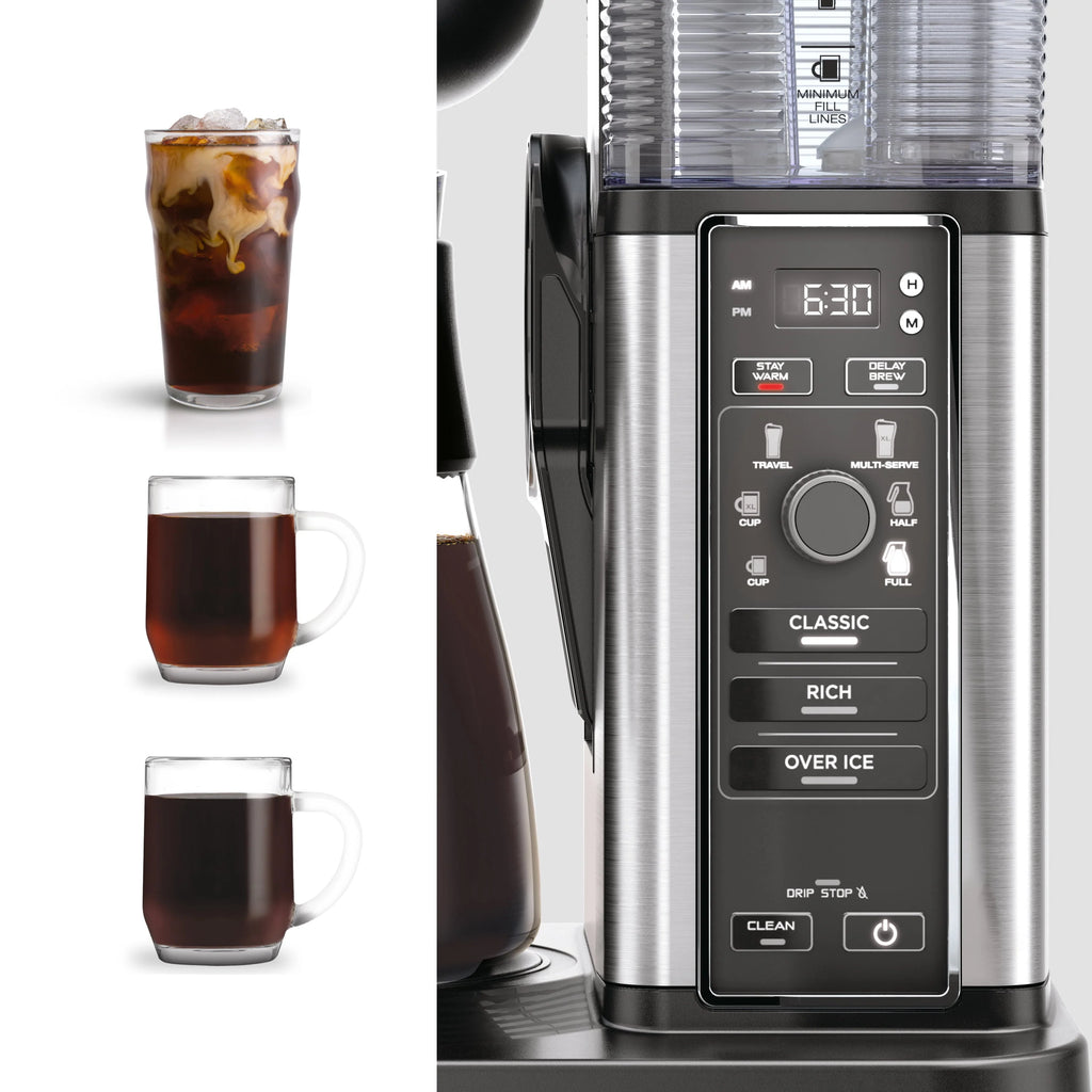 Single Serve Coffee Maker with Glass Carafe R5054