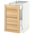 White Base Cabinet with Pull-Out Storage M397