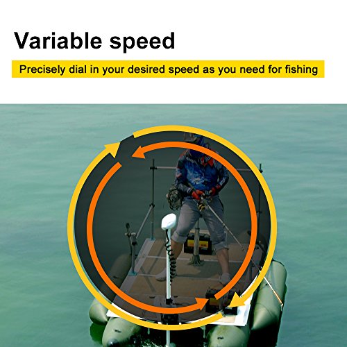 12V 55LBS 48inch Bow Mount Trolling Motor with Remote Control F667