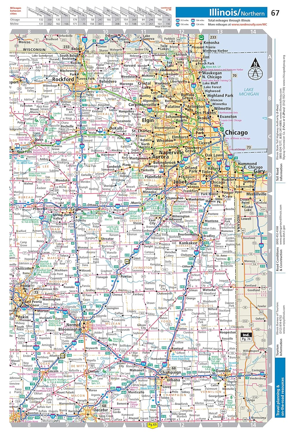 Large Scale Road Atlas P800
