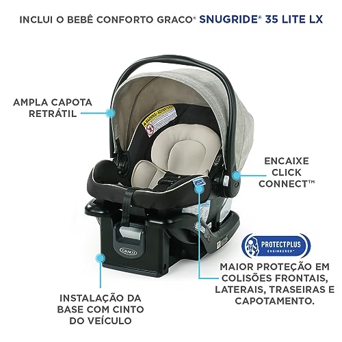 Graco Modes Element LX Travel System with Stroller and Infant Car Seat H68523