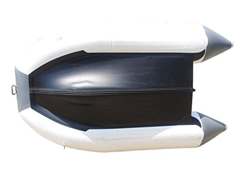12ft 6in Inflatable Dinghy Boat Tender White Gray C55634