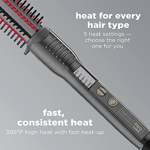 Nano Tourmaline Ceramic Hot Curl Brush, 1-Inch W450511