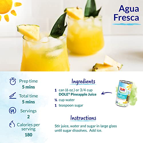 100% Pineapple Juice, 46 Ounce Cans (Pack of 6) X720