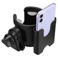 2-in-1 Cup Holder for Stroller, Bike, Wheelchair Q600