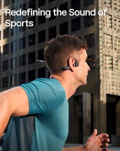Open-Ear Bone Conduction Sport Headphones with Reflective Strip J296