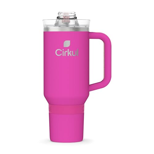 40 oz Carbon Stainless Steel Tumbler with Handle W231