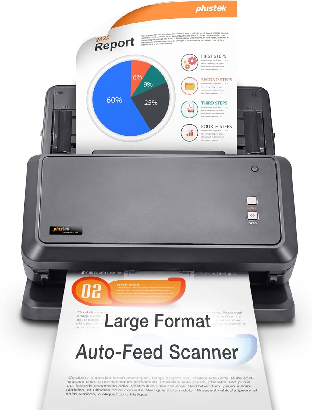 A3 Duplex Document Scanner with 100-page Auto Document Feeder A100728