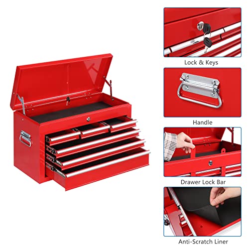 5-Drawer Rolling Tool Chest with Lockable Wheels I992
