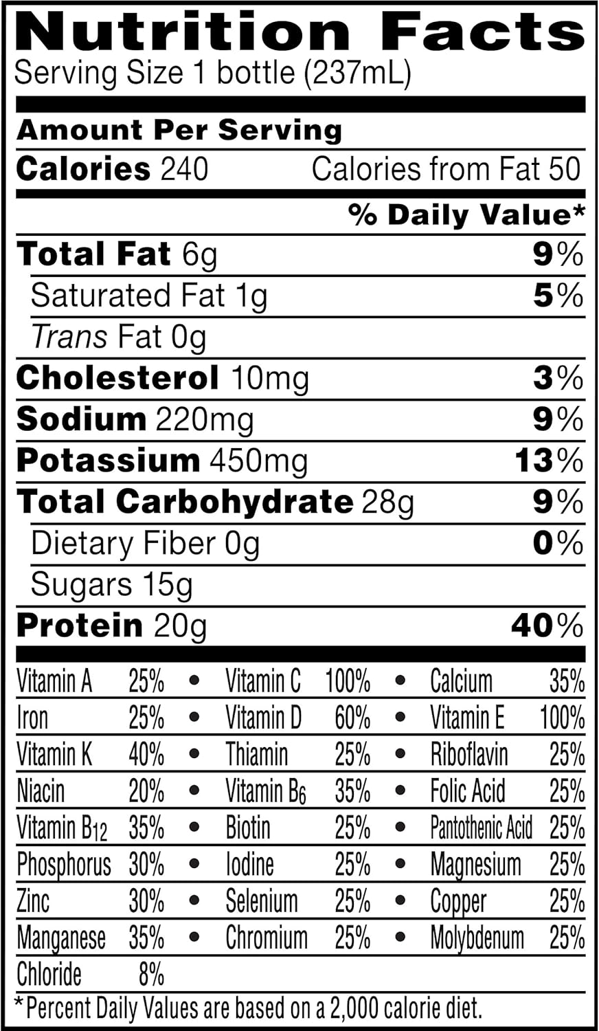 Rich Chocolate 8.01 Fl Oz High Protein Nutritional Drink W9013
