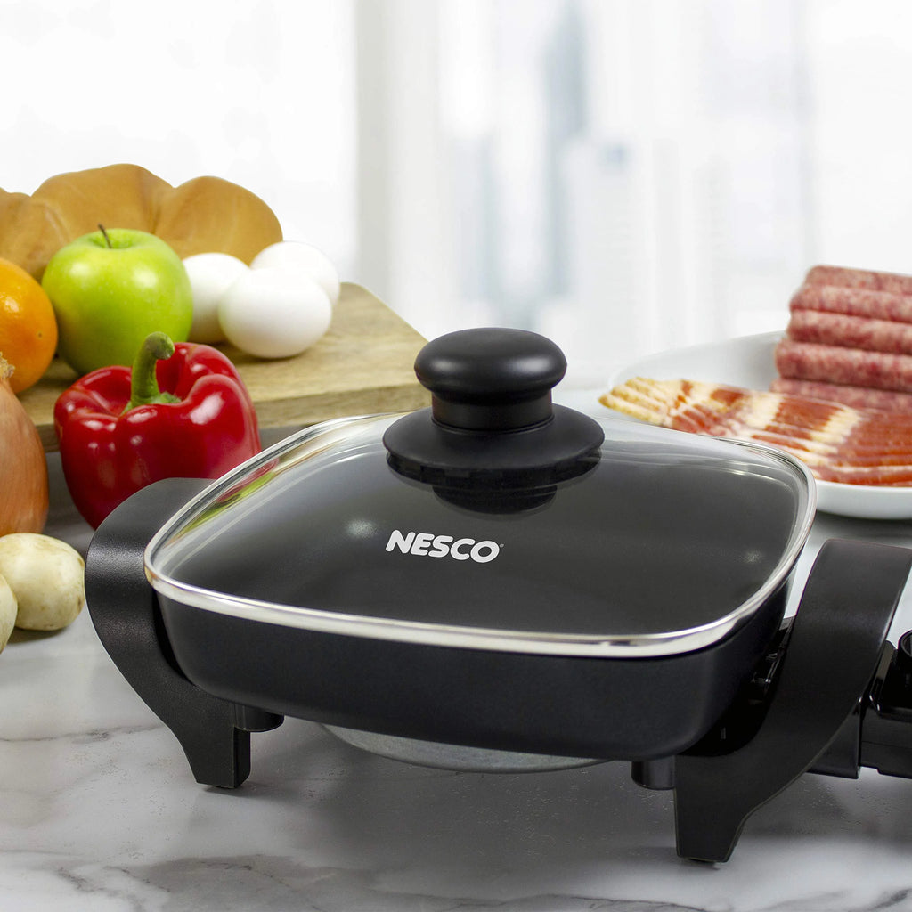 Black 8 inch Electric Skillet 800 watts D904515