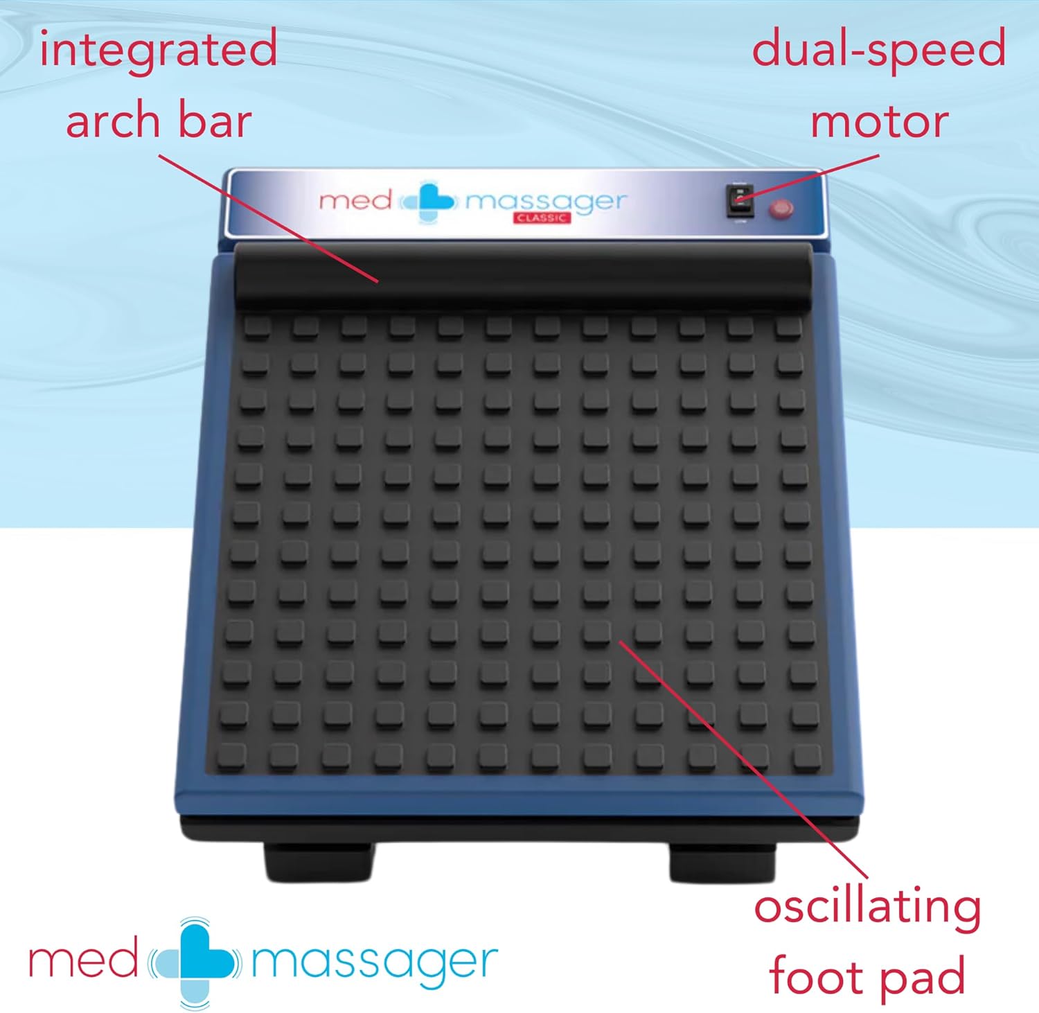 Foot Massager Deep Tissue Massage Therapy, Dual Speed, Portable & Compact K979